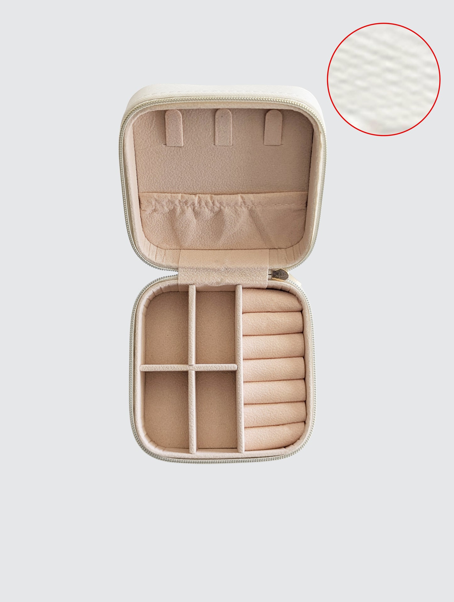 Travel Jewelry Box - White