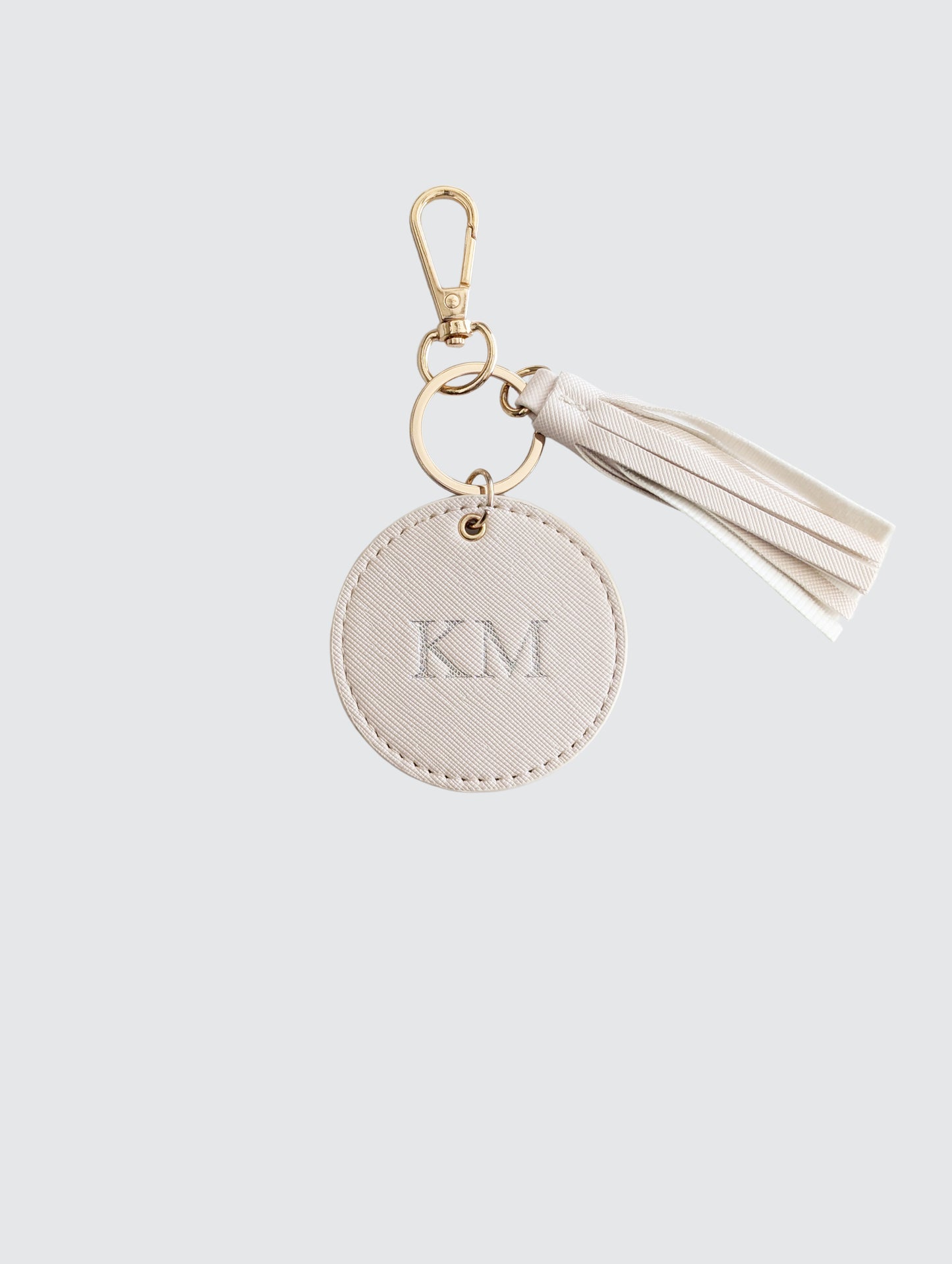 Signature Keyring - Beige