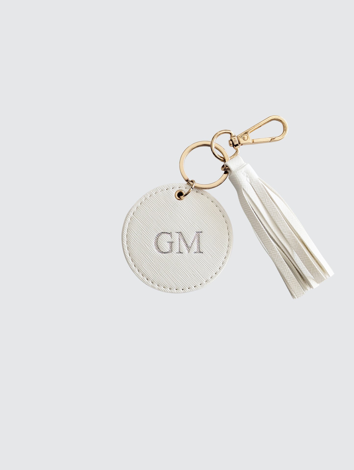 Signature Keyring - White