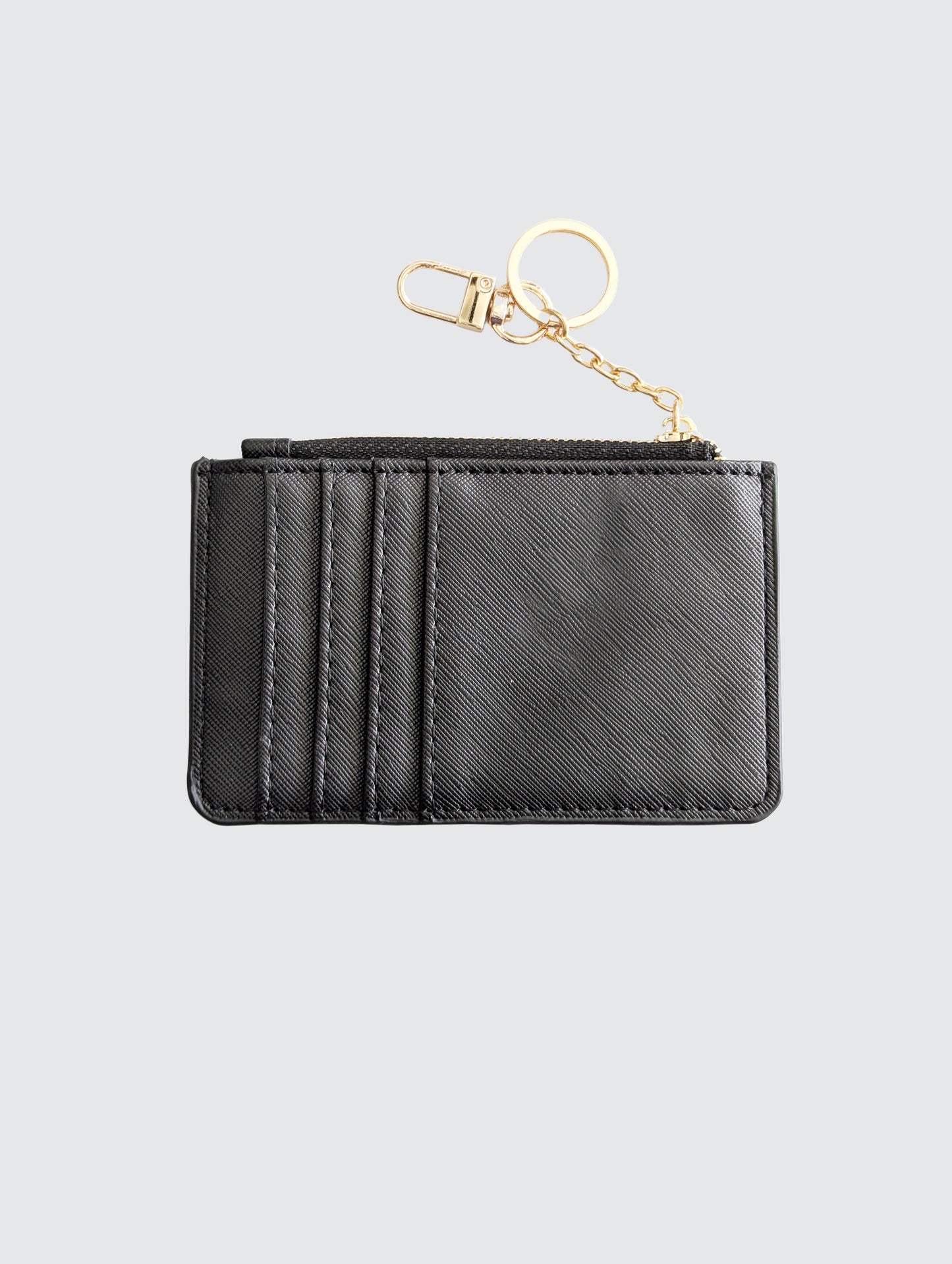 Classic Monogram Key Wallet - Black