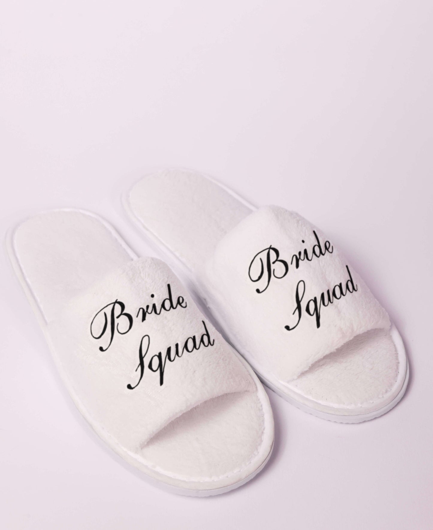 Bride Squad Slippers Black