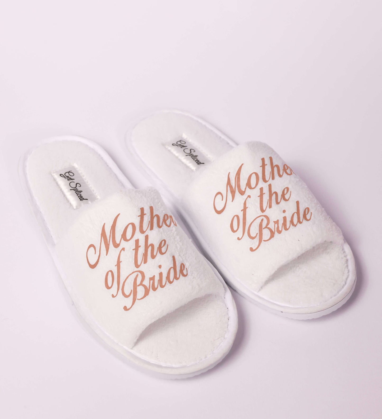 Mother of the Groom Slippers Peach Gold