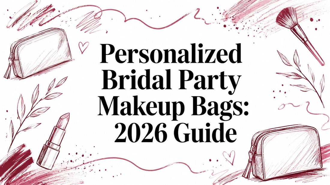 Personalized Bridal Party Makeup Bags: 2026 Guide