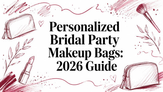 Personalized Bridal Party Makeup Bags: 2026 Guide