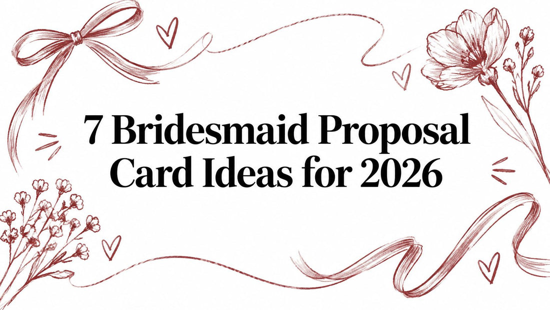 7 Bridesmaid Proposal Card Ideas for 2026