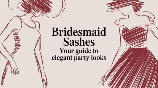 A Bride's Guide to Choosing the Perfect Bridesmaid Sashes