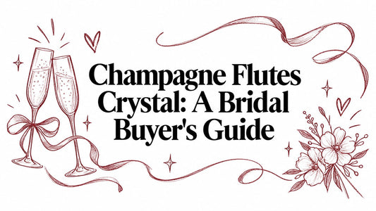 Champagne Flutes Crystal: A Bridal Buyer's Guide