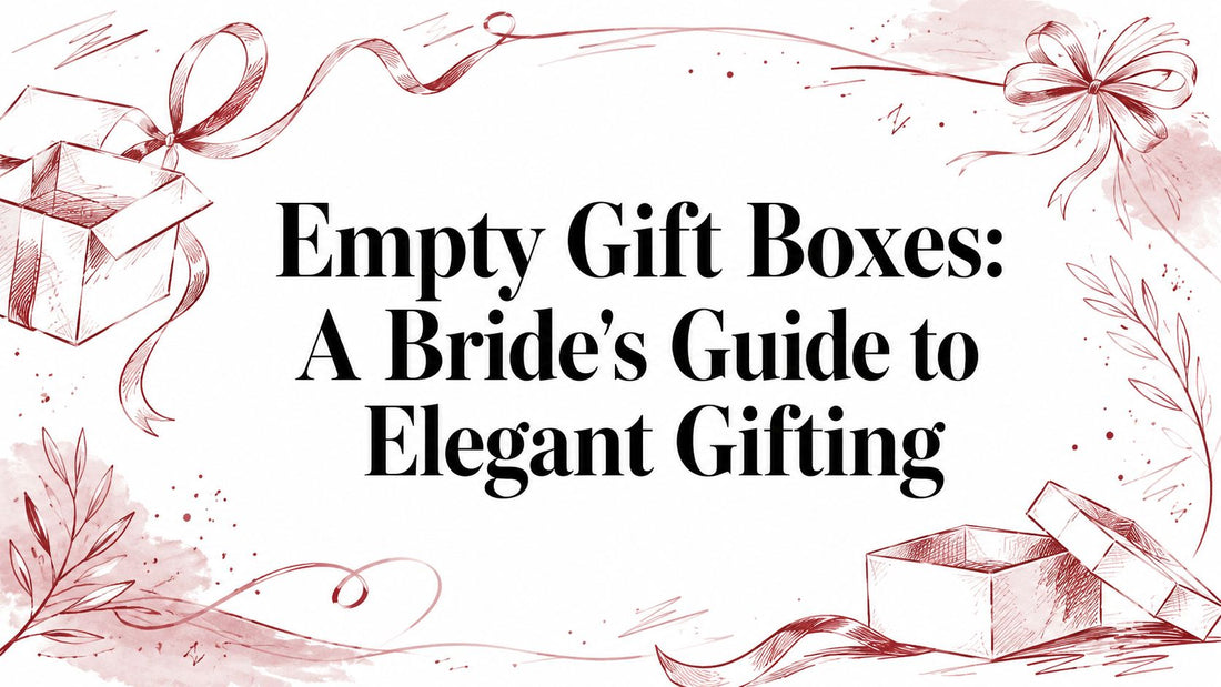 Empty Gift Boxes: A Bride's Guide to Elegant Gifting