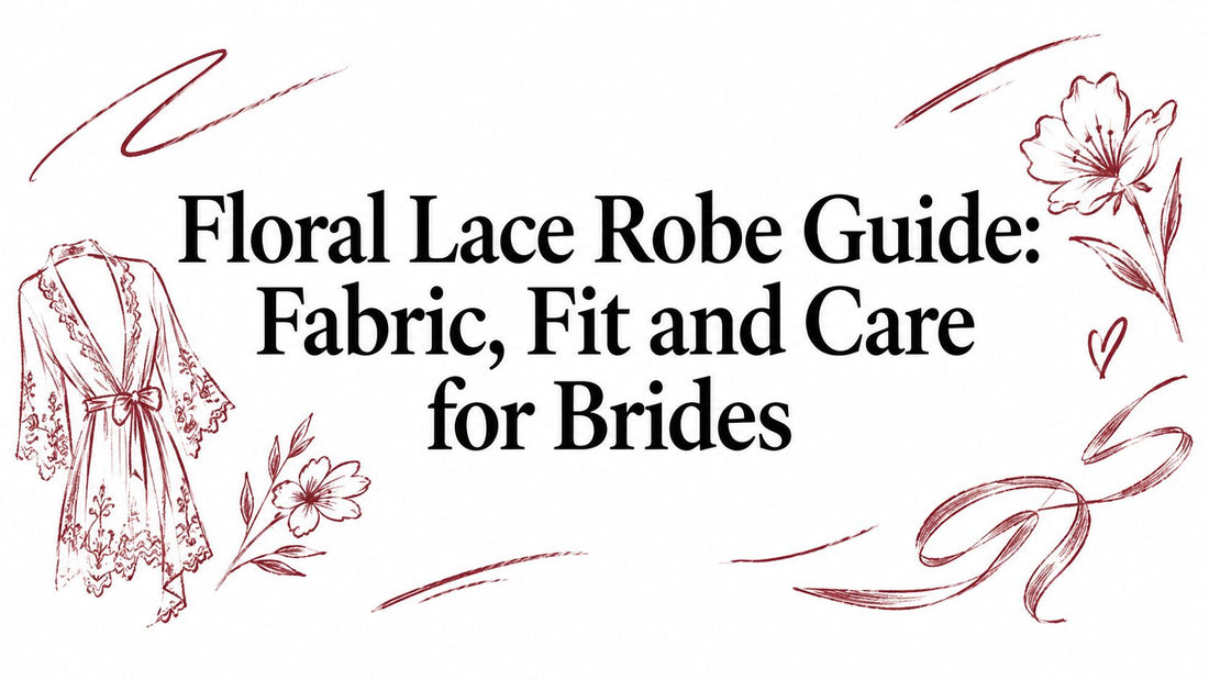 Floral Lace Robe Guide: Fabric, Fit and Care for Brides