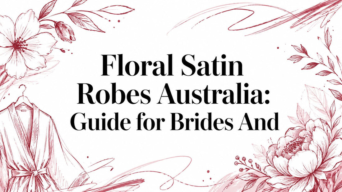 Floral Satin Robes Australia: Guide for Brides And