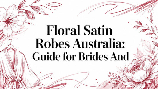 Floral Satin Robes Australia: Guide for Brides And