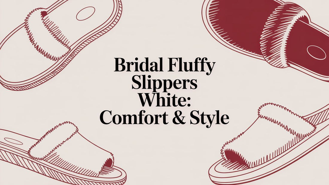Bridal Fluffy Slippers White: Comfort & Style