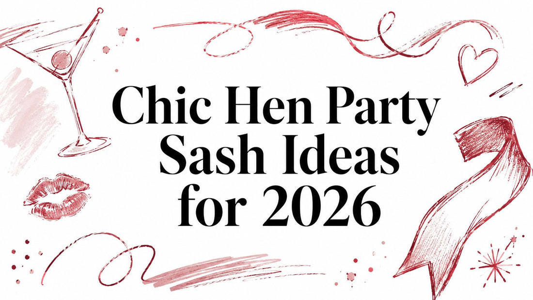 Chic Hen Party Sash Ideas for 2026