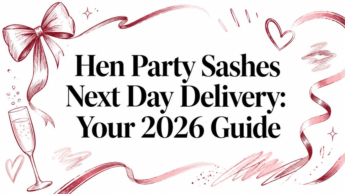 Hen Party Sashes Next Day Delivery: Your 2026 Guide