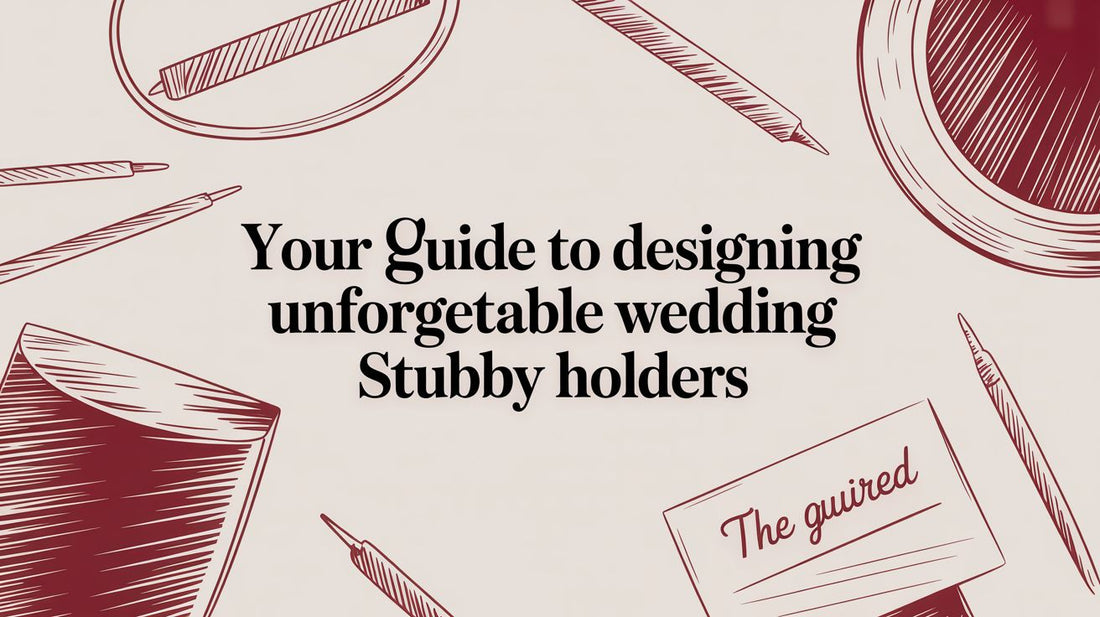 Your Guide to Designing Unforgettable Wedding Stubby Holders