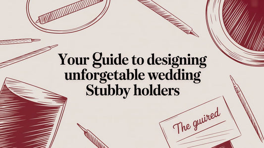 Your Guide to Designing Unforgettable Wedding Stubby Holders