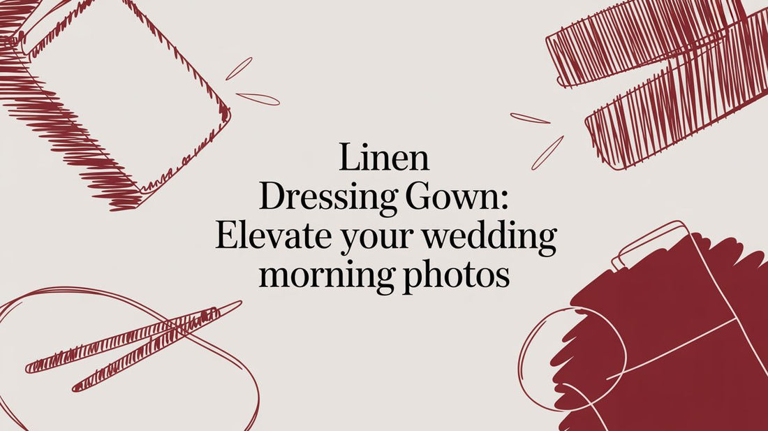 Linen Dressing Gown: Elevate Your Wedding Morning Photos