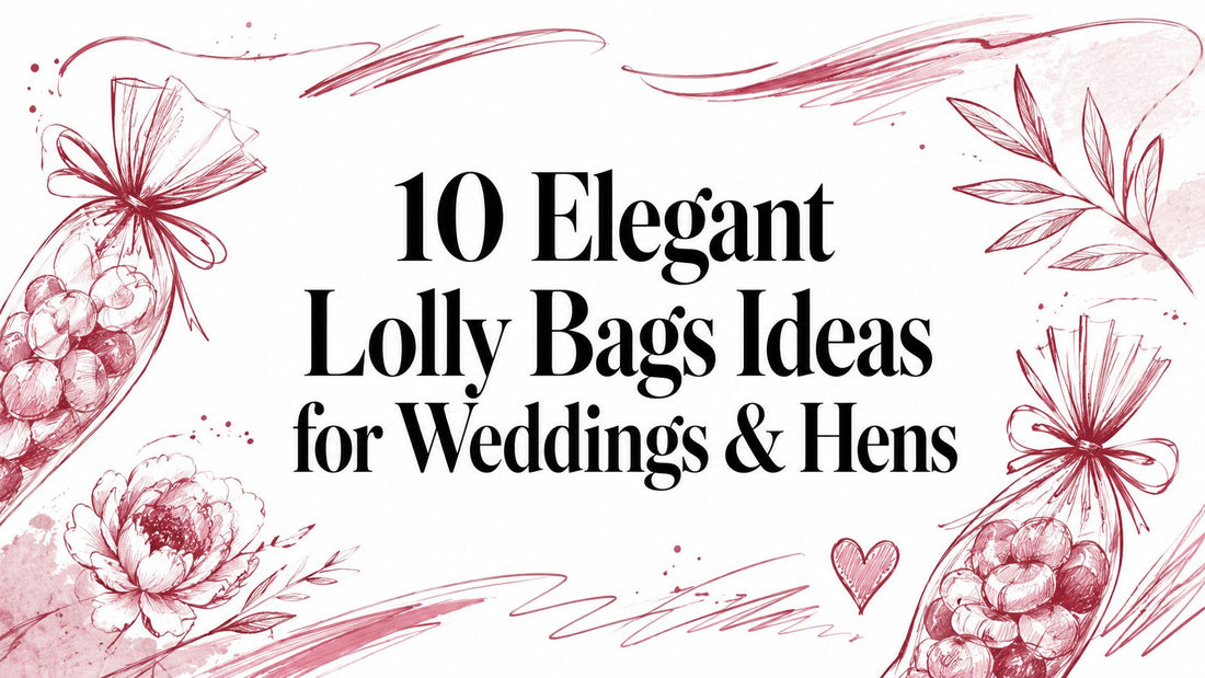 10 Elegant Lolly Bags Ideas for Weddings & Hens