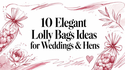 10 Elegant Lolly Bags Ideas for Weddings & Hens