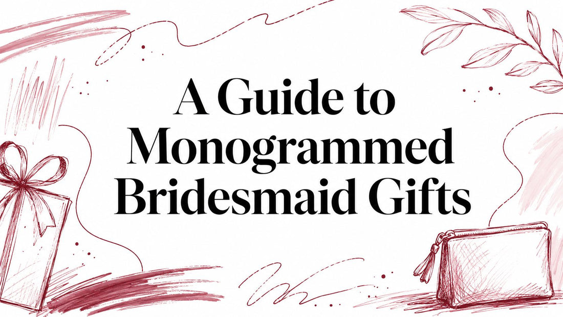 A Guide to Monogrammed Bridesmaid Gifts
