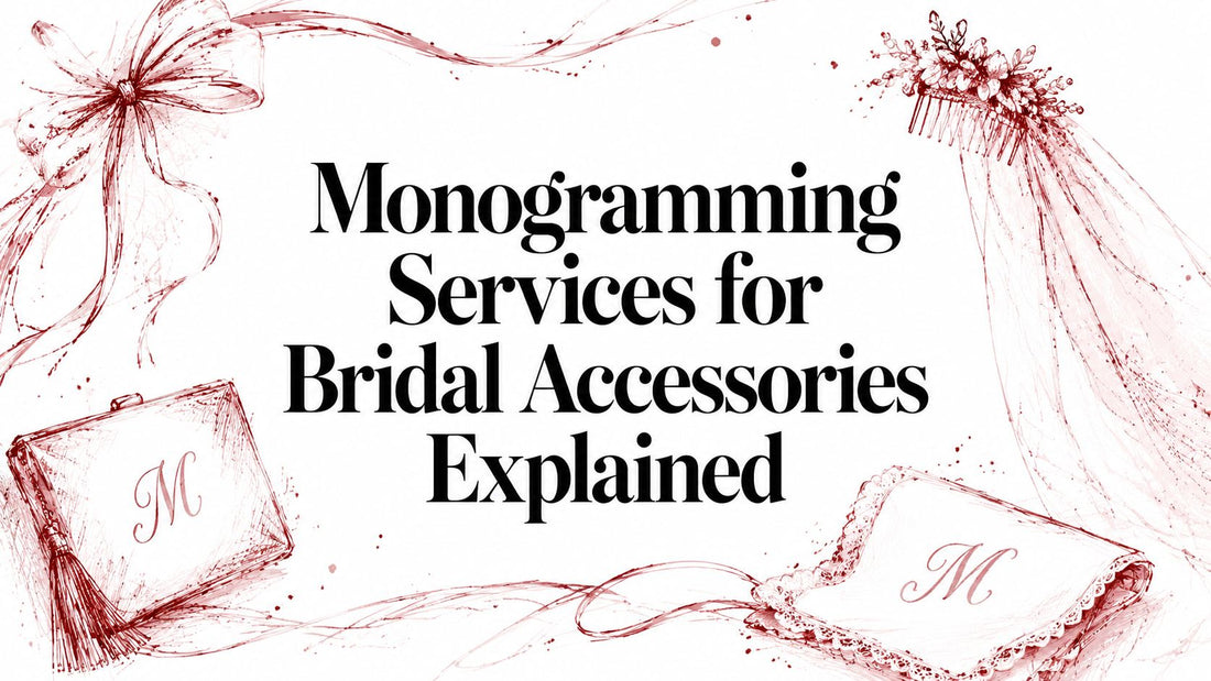 Monogramming Services for Bridal Accessories Explained