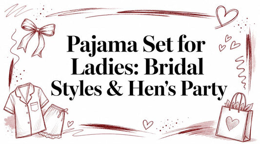 Pajama Set for Ladies: Bridal Styles & Hen's Party