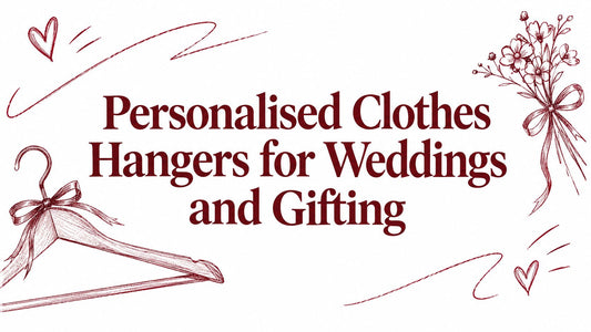 Personalised Clothes Hangers for Weddings and Gifting