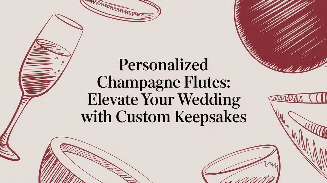 Personalised Champagne Flutes: Elevate Your Wedding with Custom Keepsakes