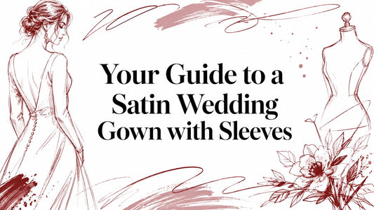 Your Guide to a Satin Wedding Gown with Sleeves