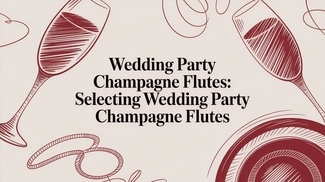 A Guide to Choosing the Perfect Wedding Party Champagne Flutes