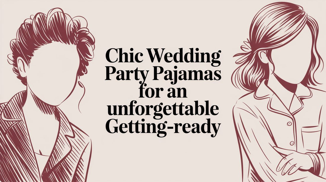 Chic Wedding Party Pajamas for an Unforgettable Getting-Ready