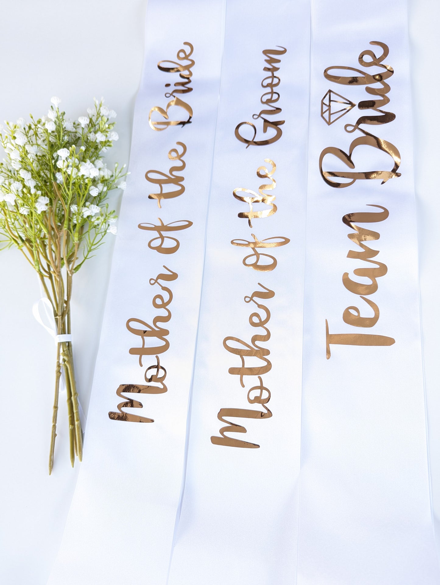 Bridal and Bridesmaid Customised Sashes for Hens Parties - Get Spliced