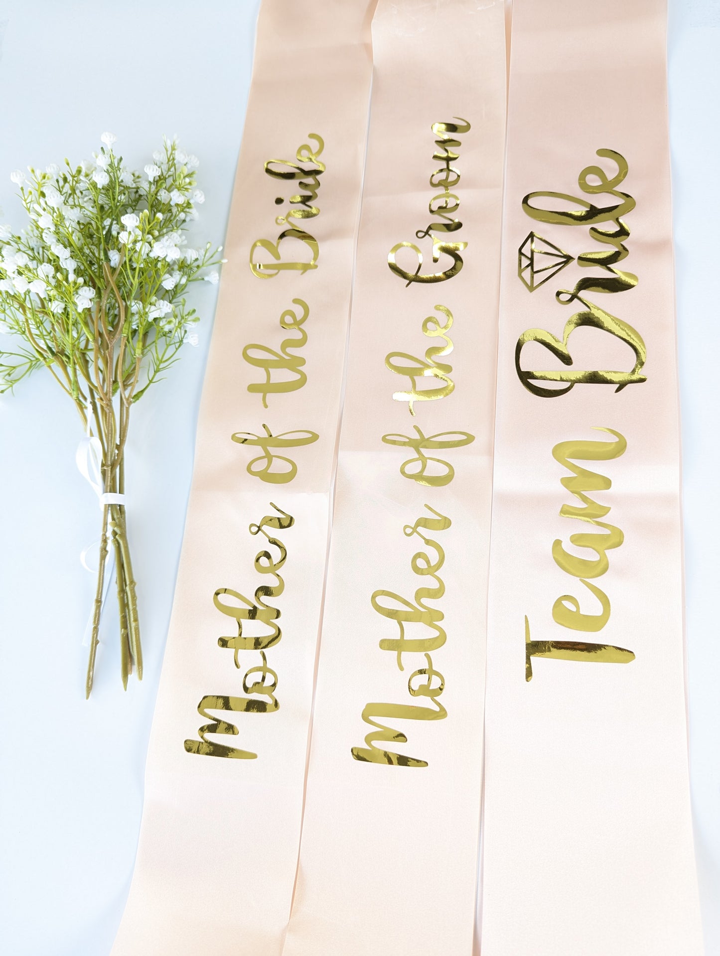 Bridal and Bridesmaid Customised Sashes for Hens Parties - Get Spliced