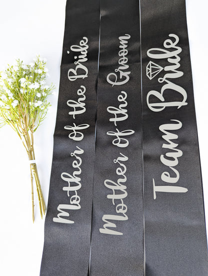 Bridal and Bridesmaid Customised Sashes for Hens Parties