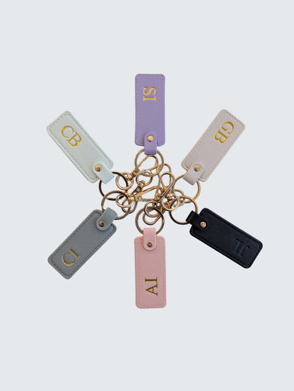 Short Keyring - Beige