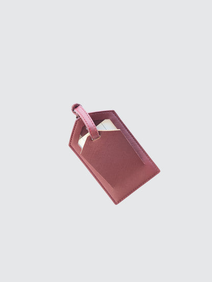 Luggage Tag - Burgundy