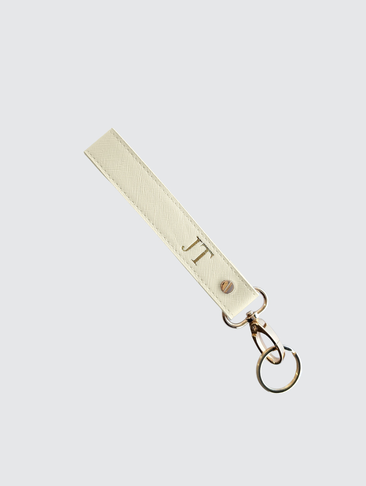 Wristlet Keychain - Beige