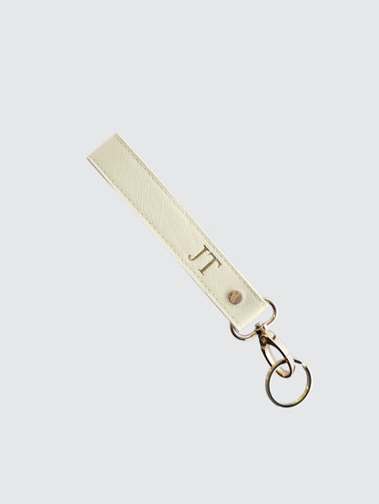 Wristlet Keychain - Beige