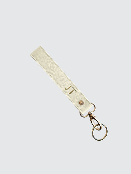 Wristlet Keychain - Beige
