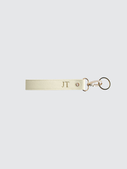 Wristlet Keychain - Beige