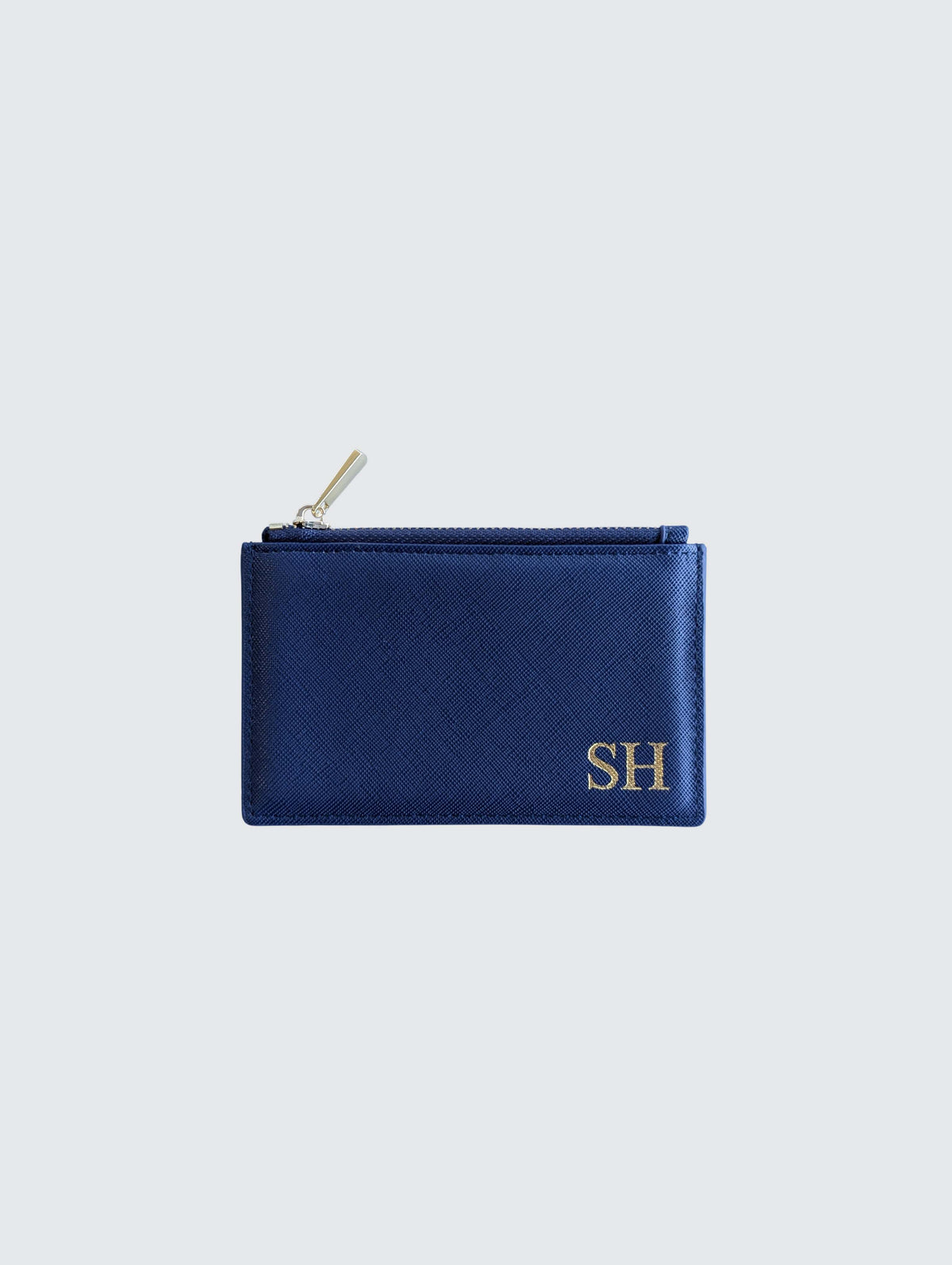 Zipper Cardholder Wallet - Navy