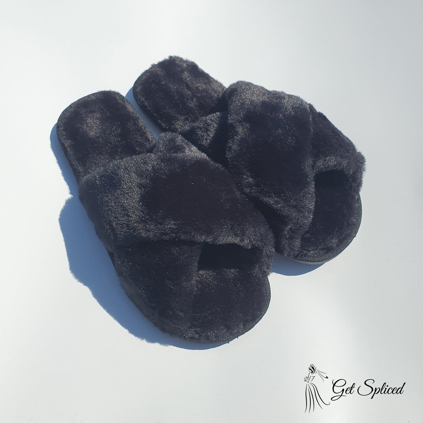 Crossover Bridal Slippers - Get Spliced