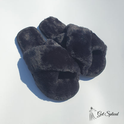 Crossover Bridal Slippers - Get Spliced