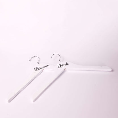 Personalised Bridal Coat and Wedding Dress Hanger - Get Spliced