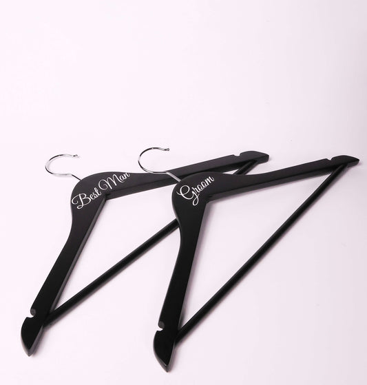 Personalised Bridal Coat and Wedding Dress Hanger - Get Spliced