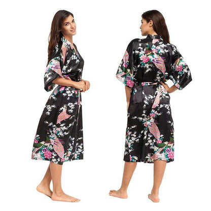 Floral Satin Robes - Get Spliced
