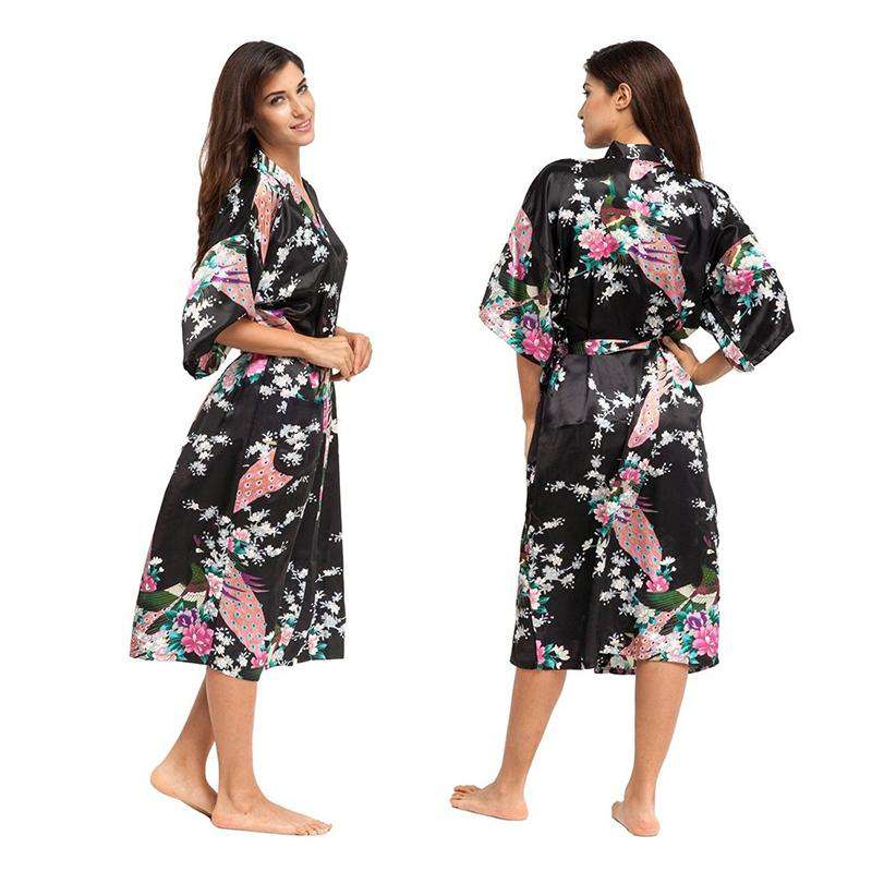 Floral Satin Robes - Get Spliced