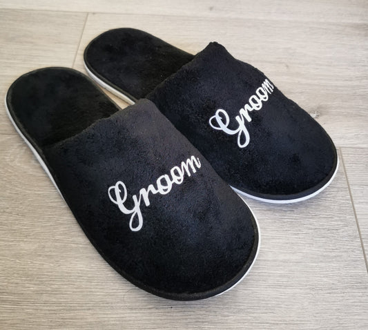 Groom slippers