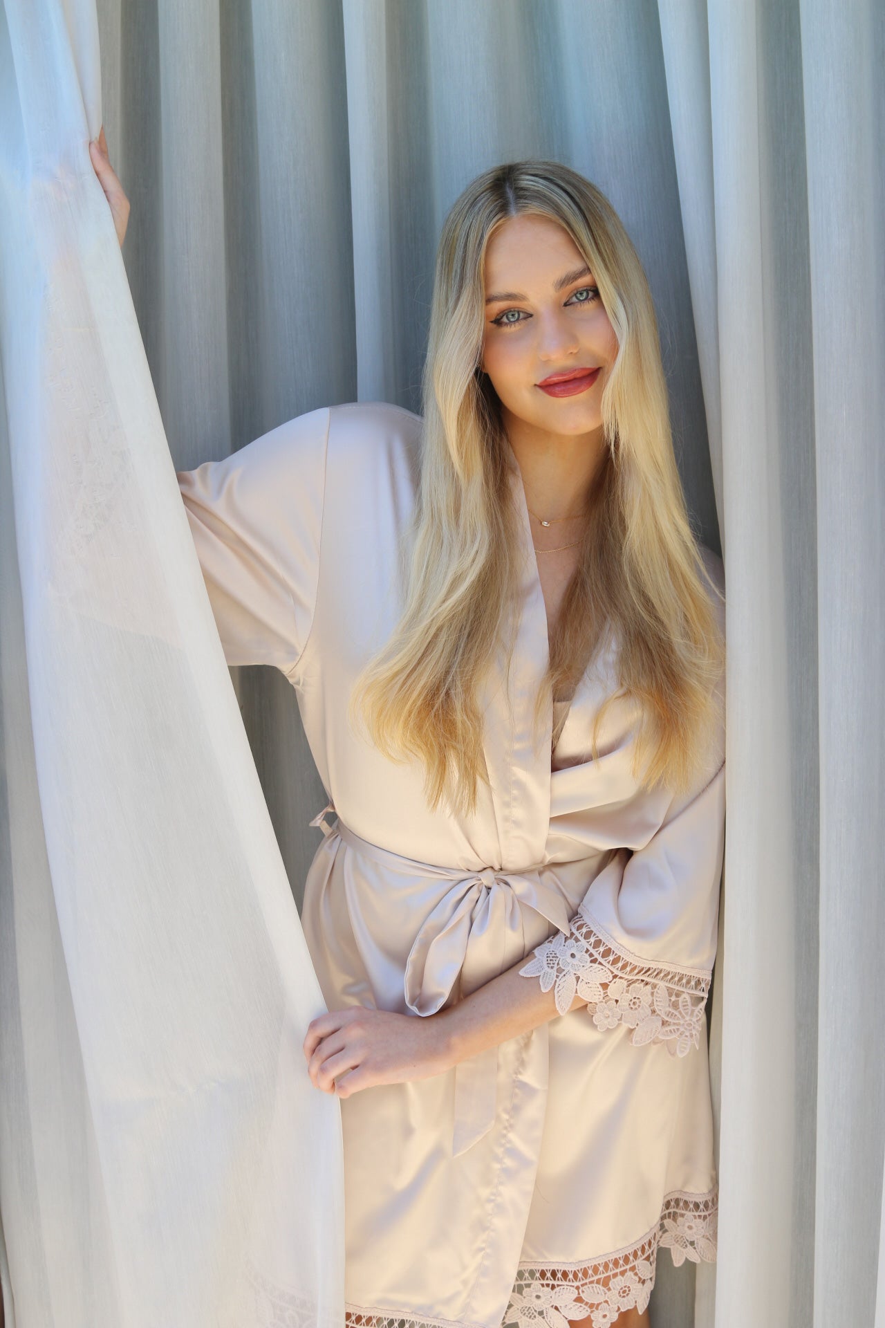 Lace Satin Bridal Robes Personalised Bridal Robes, Australia Get