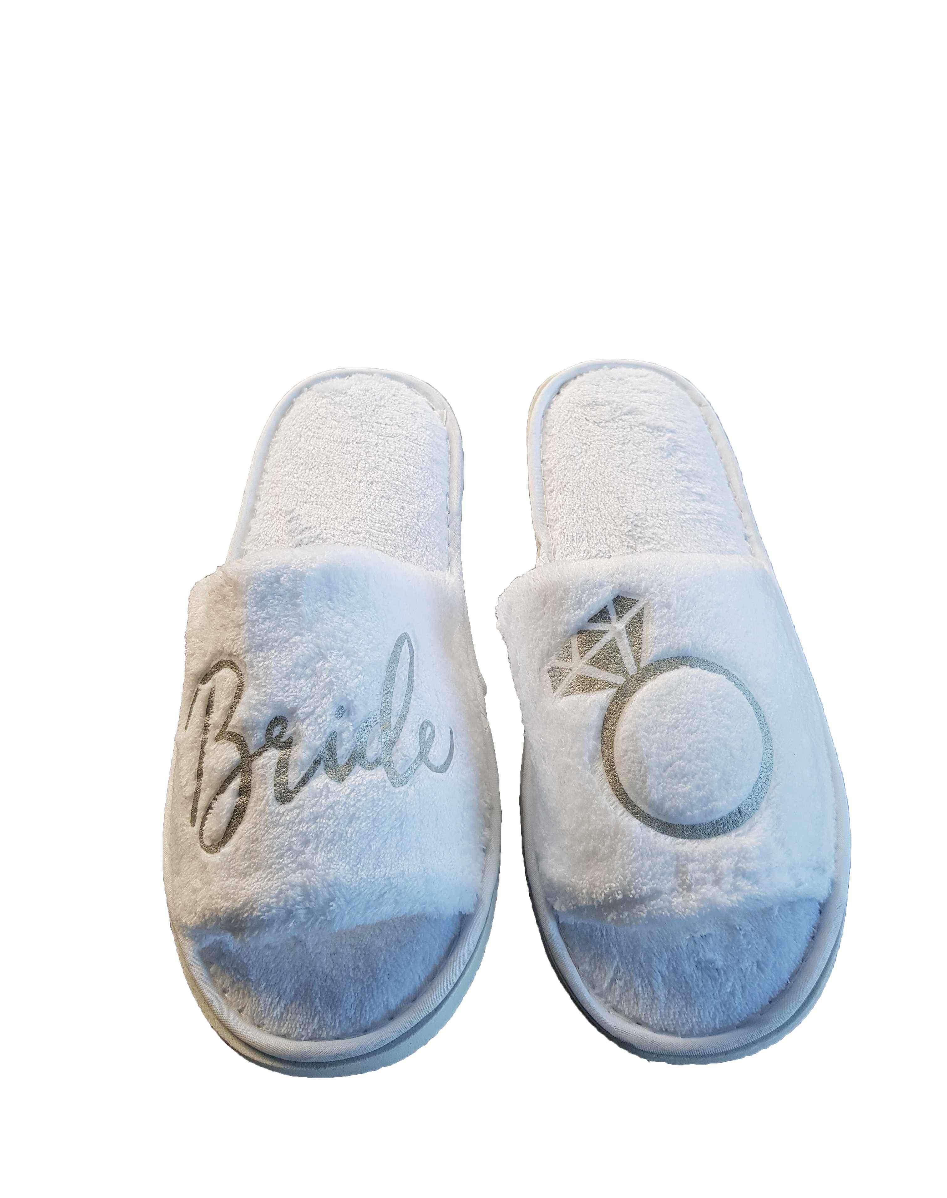 Wedding party deals slippers